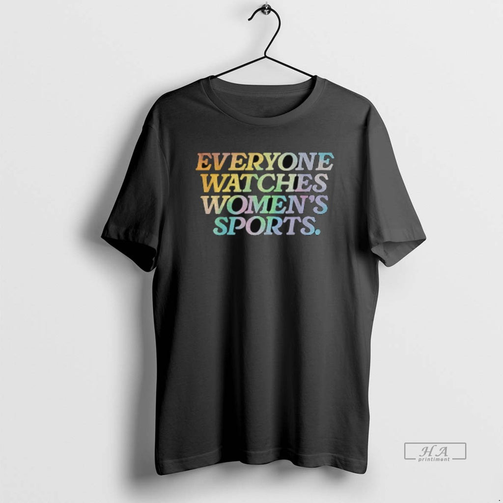 Trendy Everyone Watches Womens Sports Rainbow Equality