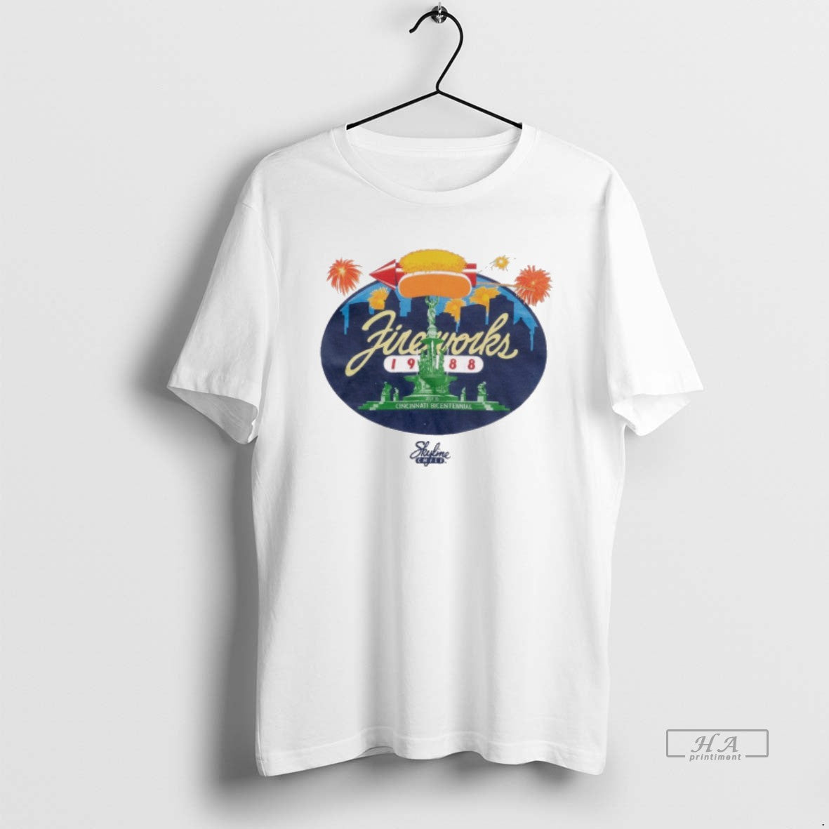 Trendy Fireworks 1988 Cincinnati Bicentennial On July 10 1988 Skyline Chili Logo