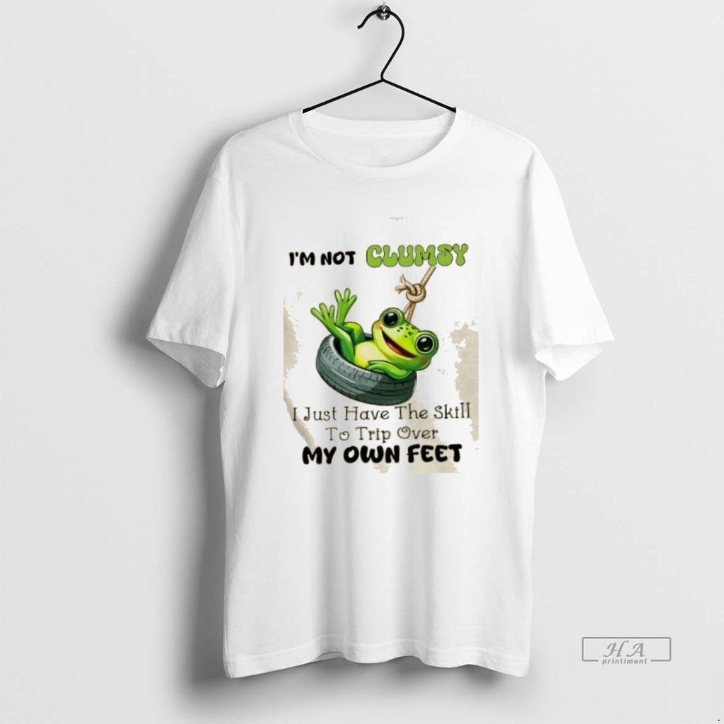 Trendy Frog Im Not Clumsy I Just Have The Skill To Trip Over My Own