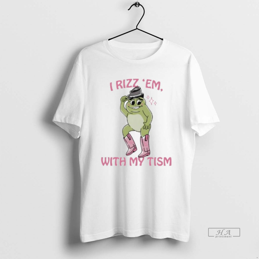 Trendy Frog Cute I Rizz Em With My Tism