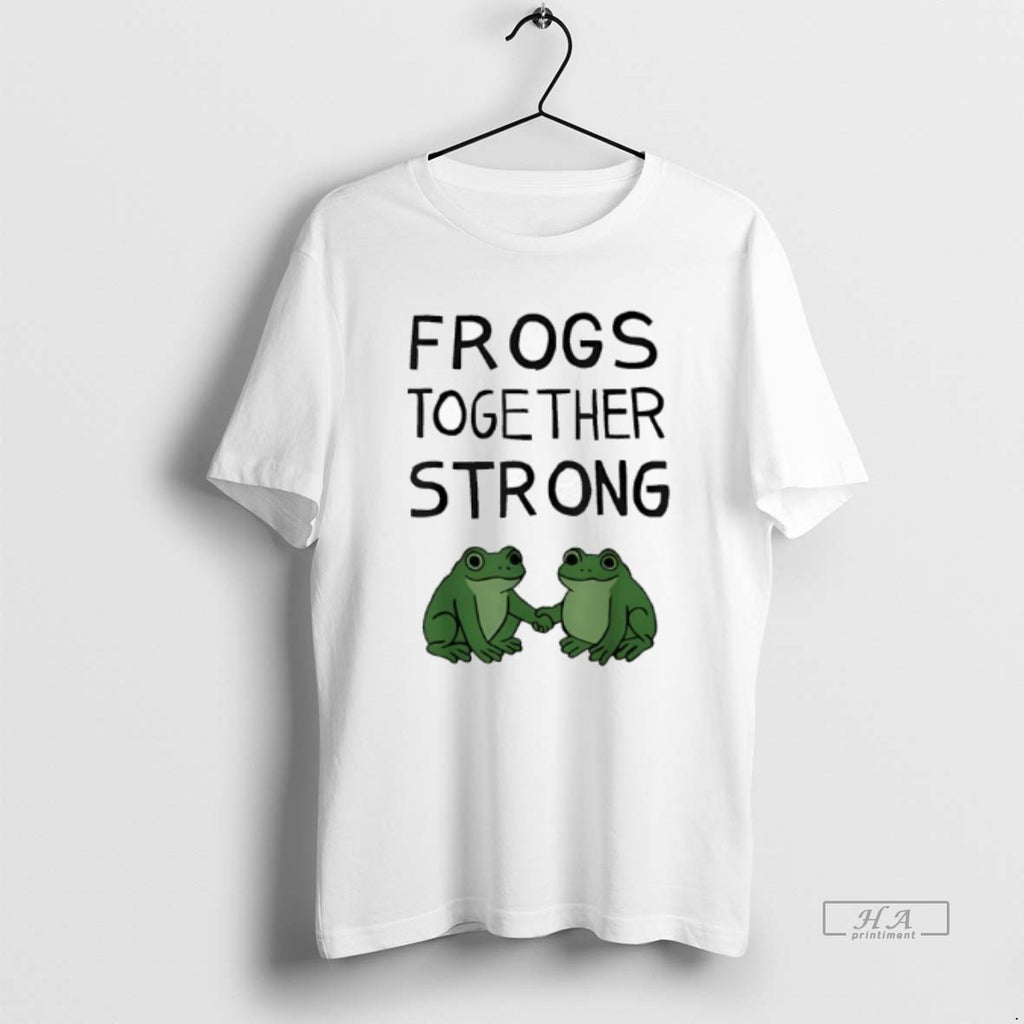 Trendy Frogs Together Strong