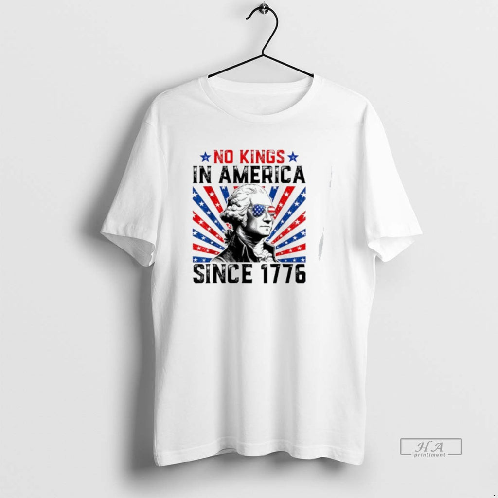 Trendy George Washington No Kings In America Since 1776 Usa Flag