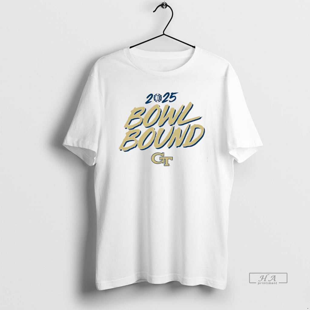 Trendy Georgia Tech Yellow Jackets 2025 Bowl Bound Logo