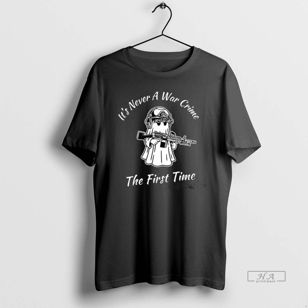 Trendy Ghost Its Never A Crime The First Time Halloween