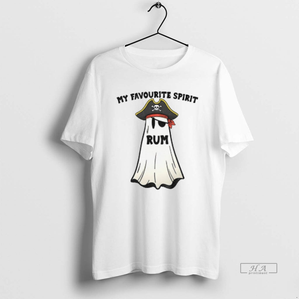 Trendy Ghost Pirate Hat My Favourite Spirit Rum Halloween
