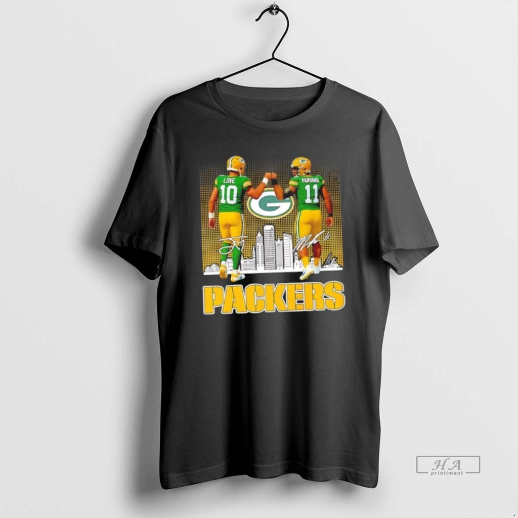 Trendy Green Bay Packers Legends Love X Parsons Skyline