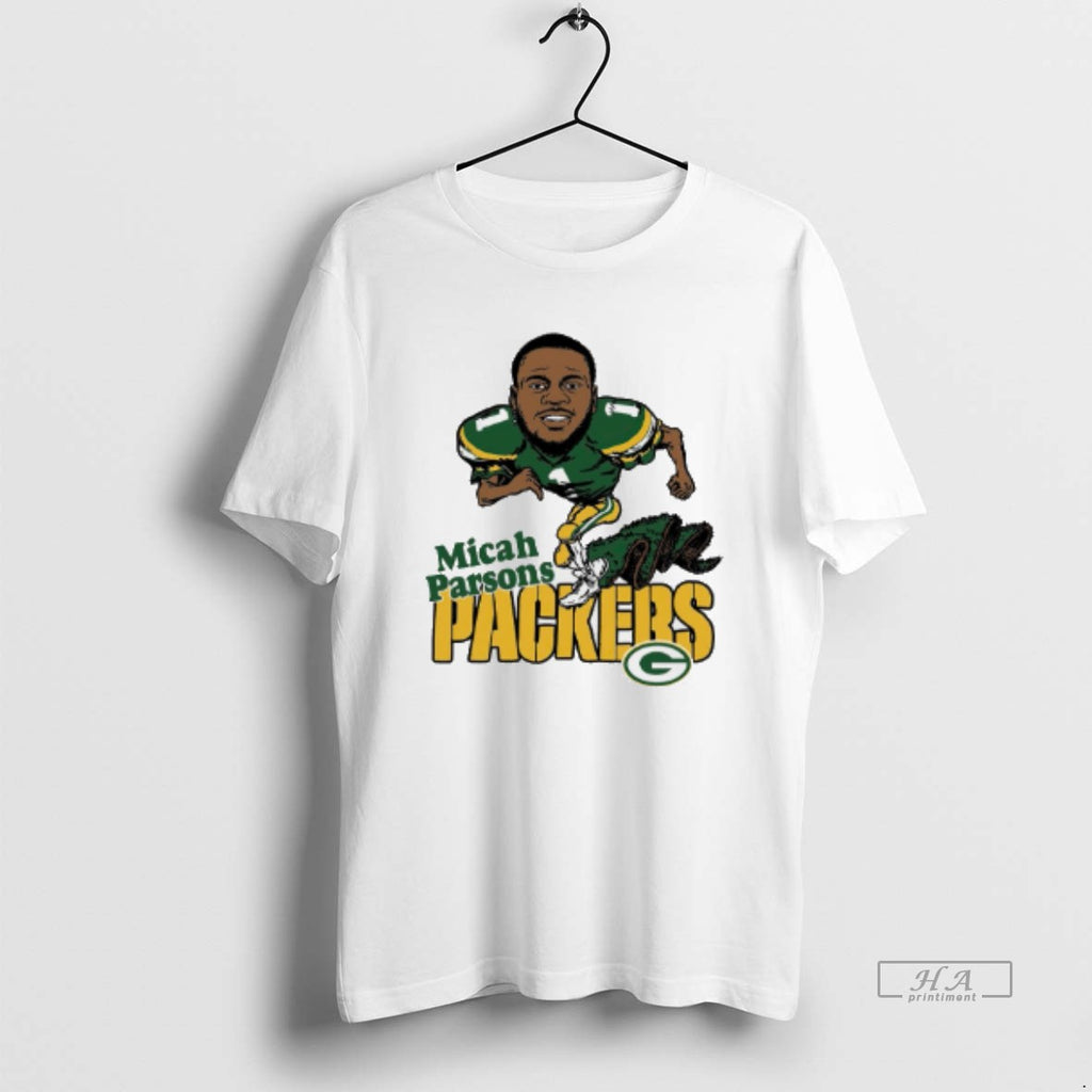 Trendy Green Bay Packers Micah Parsons Cartoon