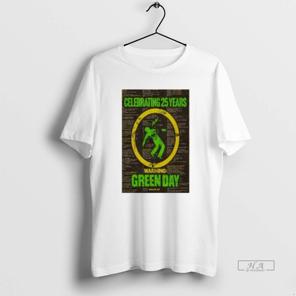 Trendy Green Day Warning Celebrating 25 Years