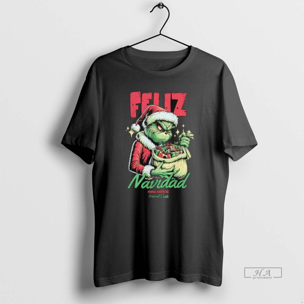 Trendy Grinch Feliz Navidad Perros Hijueputas Tropical Death