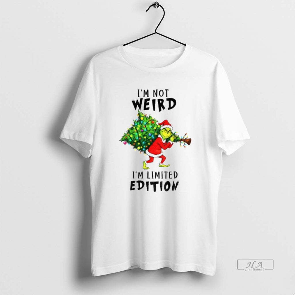 Trendy Grinch Santa Hat Im Not Weird Im Limited Edition Christmas