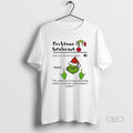 Trendy Grinch Fucktose Intoleran Noun The Condition Of Being Completely Christmas White