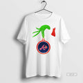 Trendy Grinch Hand Holding Atlanta Braves Christmas