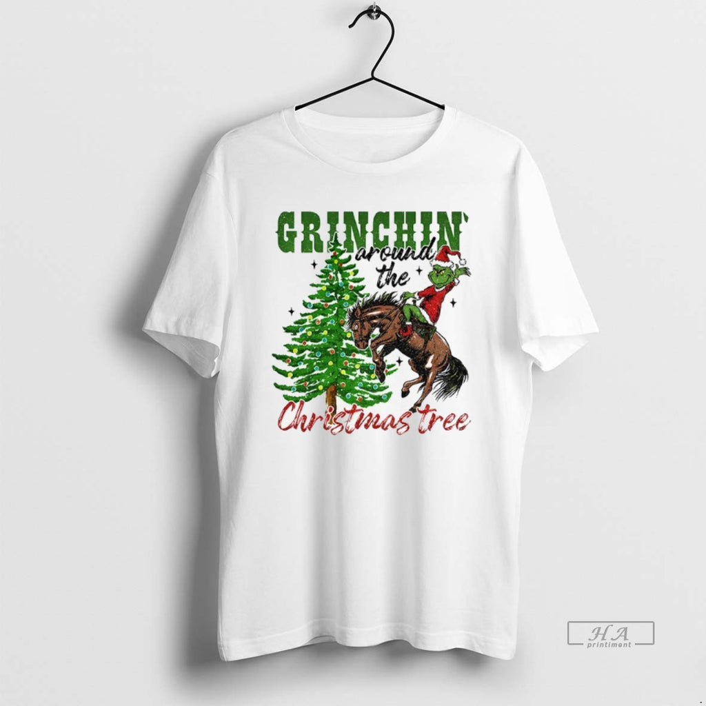 Trendy Grinchin Around The Christmas Tree Christmas 2025