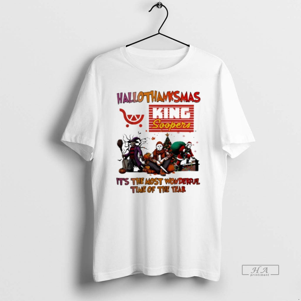 Trendy Horror Movies King Soopers Hallothanksmas Its The Most Wonderful Time Of The Year Tee