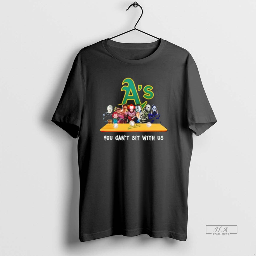 Trendy Horror Movie Characters You Cant Sit With Us Oakland Athletics Halloween