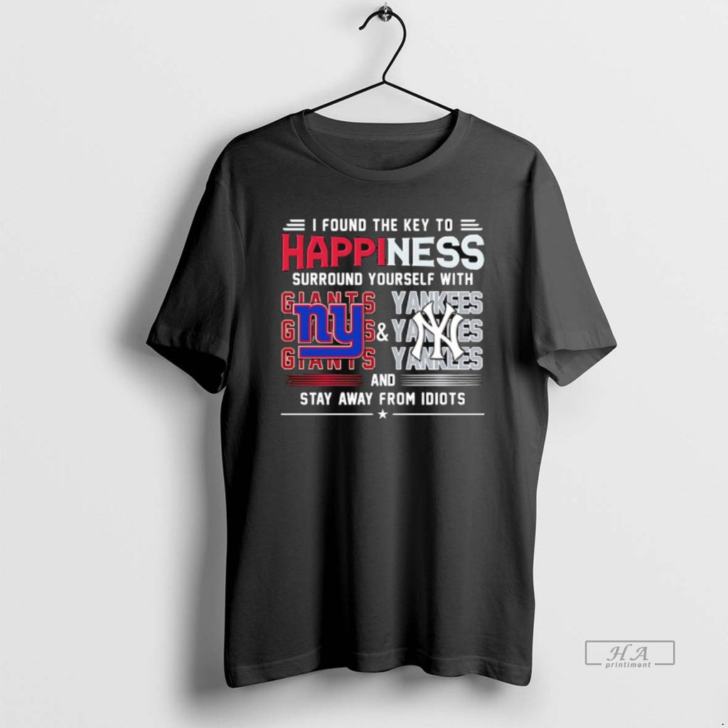 Trendy I Found The Key To Happiness Surround Yourself With Ny Giants Ny Yankees And