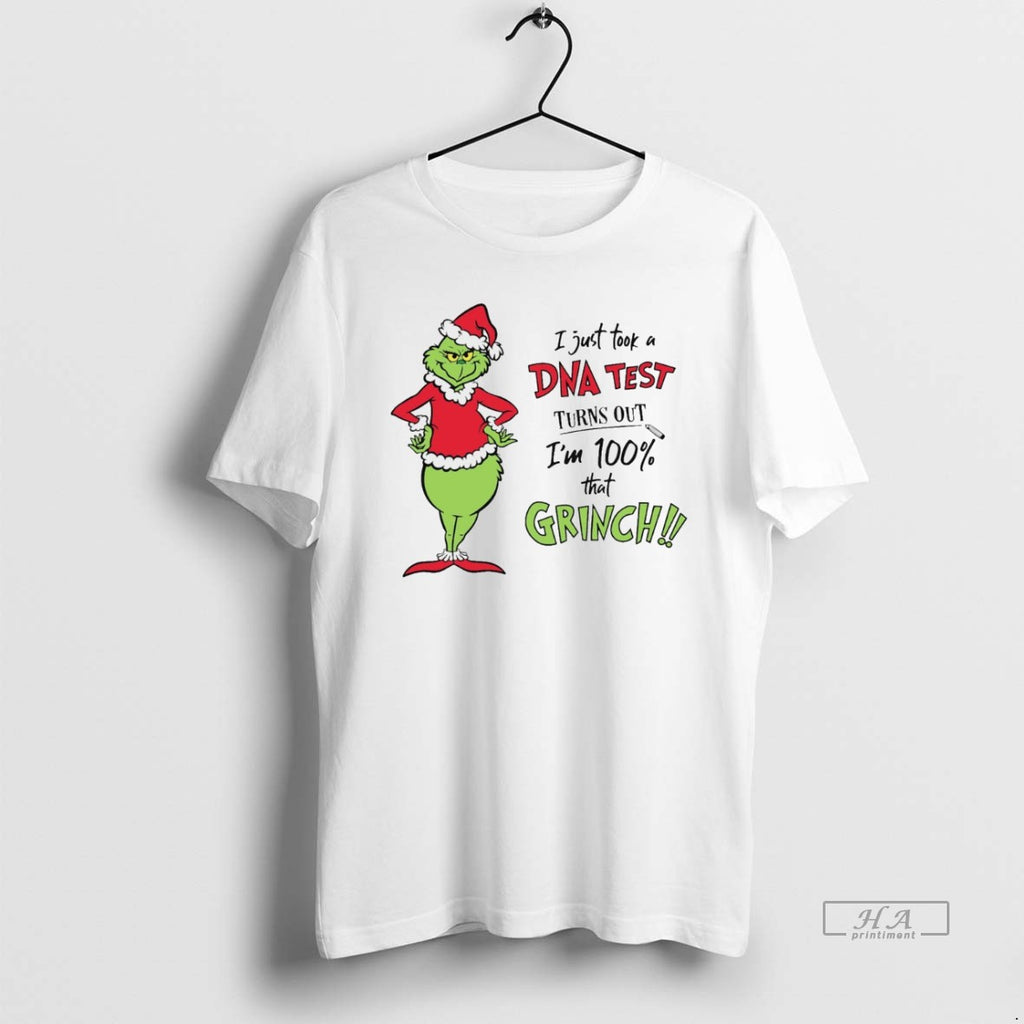 Trendy I Just Took A Dna Test Turns Out Im 100 That Grinch Christmas White