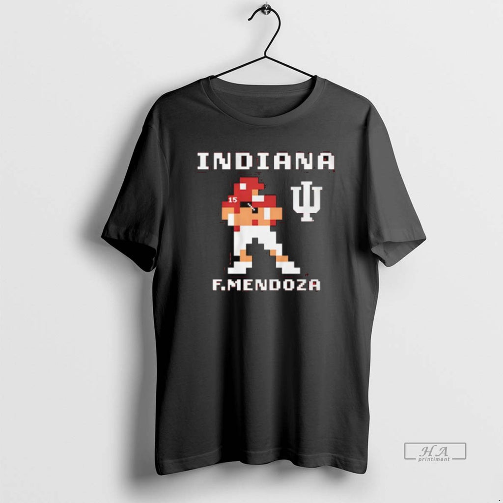 Trendy Indiana Football Fernando Mendoza Retro Baller Graphic