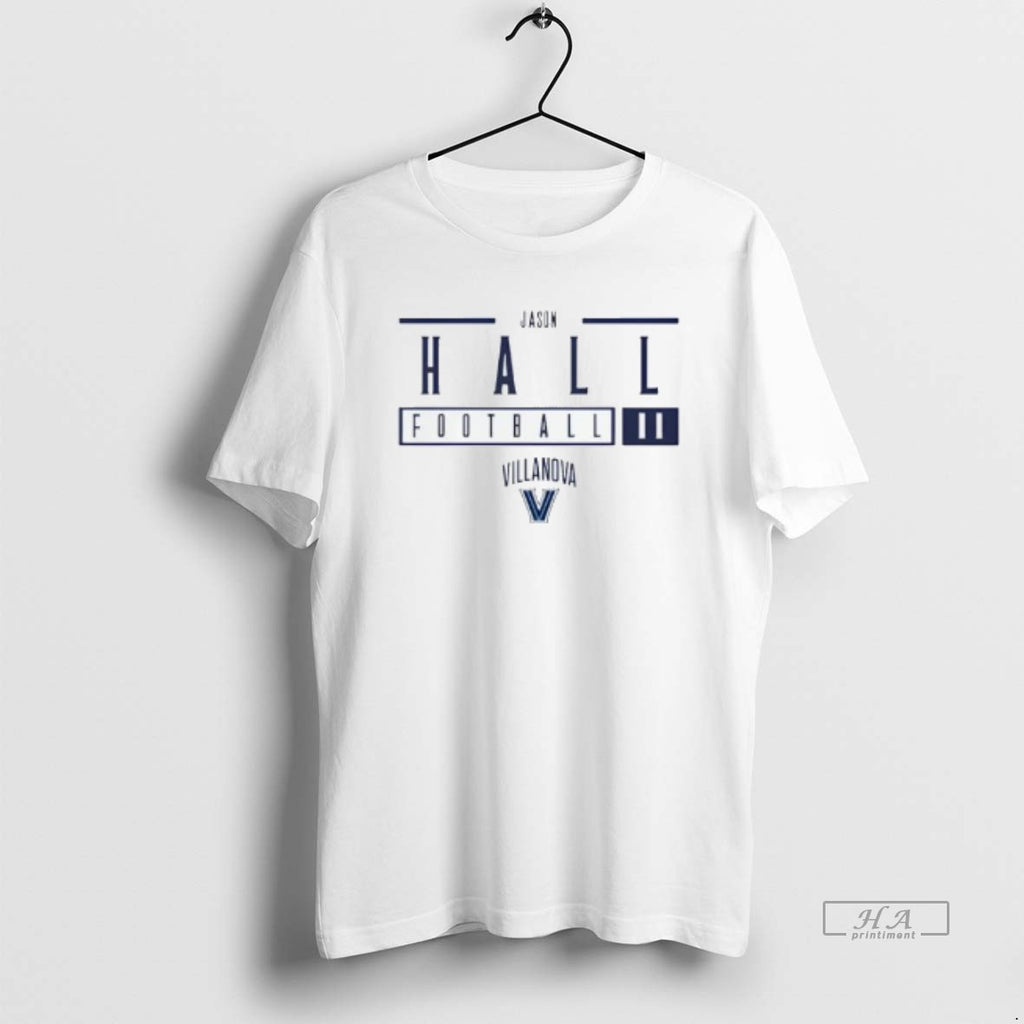 Trendy Jason Hall Number 11 Football Villanova University