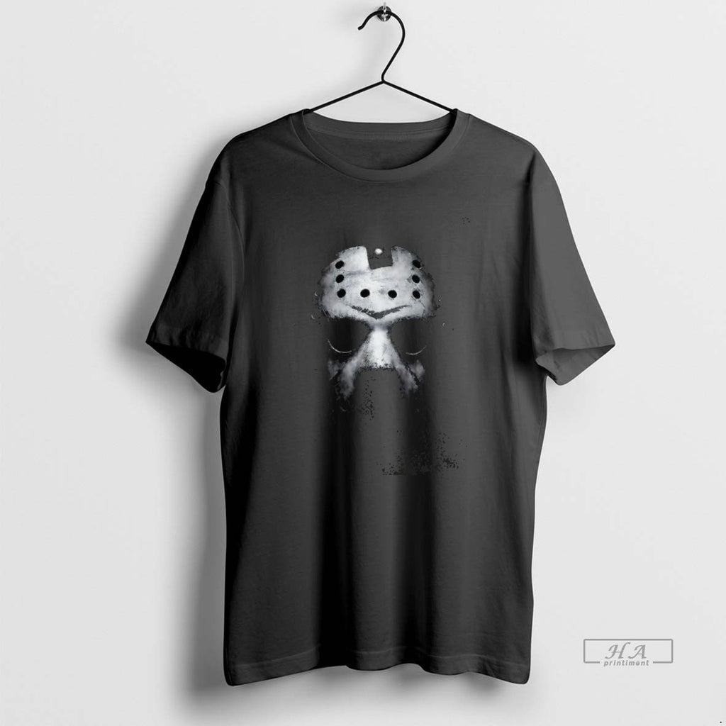 Trendy Jason Voorhees Friday The 13th Big Face Graphic Halloween