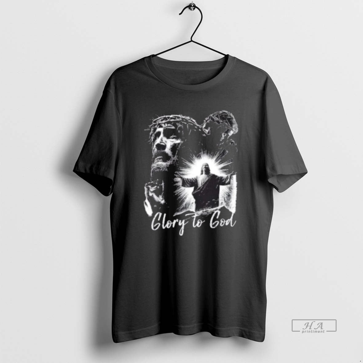 Trendy Jesus Glory To God Retro