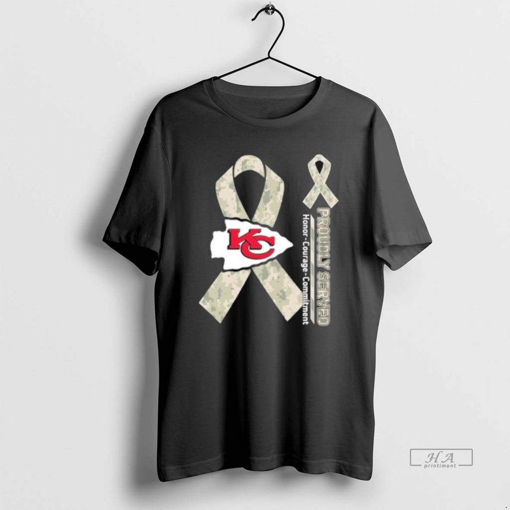Trendy Kansas City Chiefs Proudly Served Honor Courage Commitment