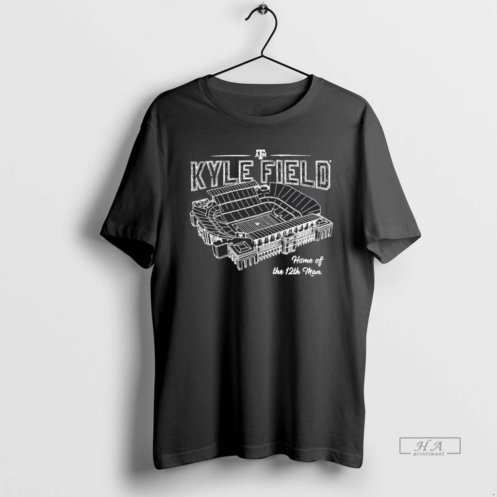 Trendy Kyle Field Stadium Home O The 12th Man Texas Am Aggies Blackshirt