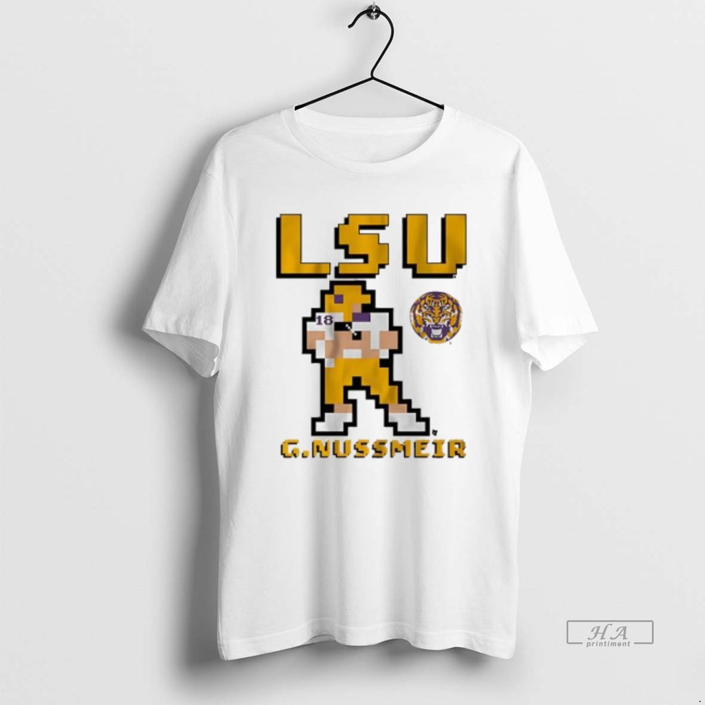 Trendy Lsu Football Garrett Nussmeier Retro Baller Graphic