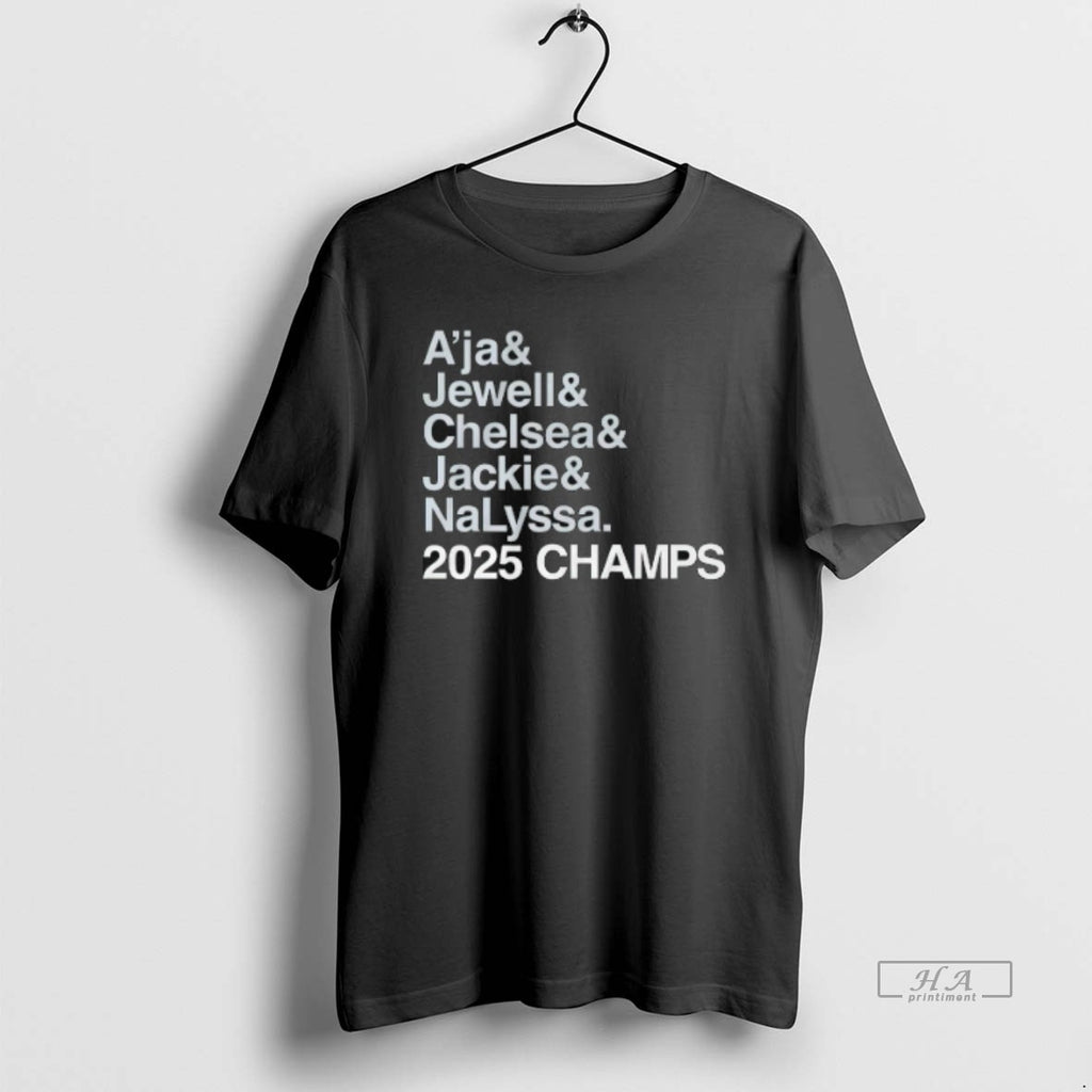 Trendy Las Vegas Aces Aja And Jewell And Chelsea And Jackie And Nalyssa 2025 Champs