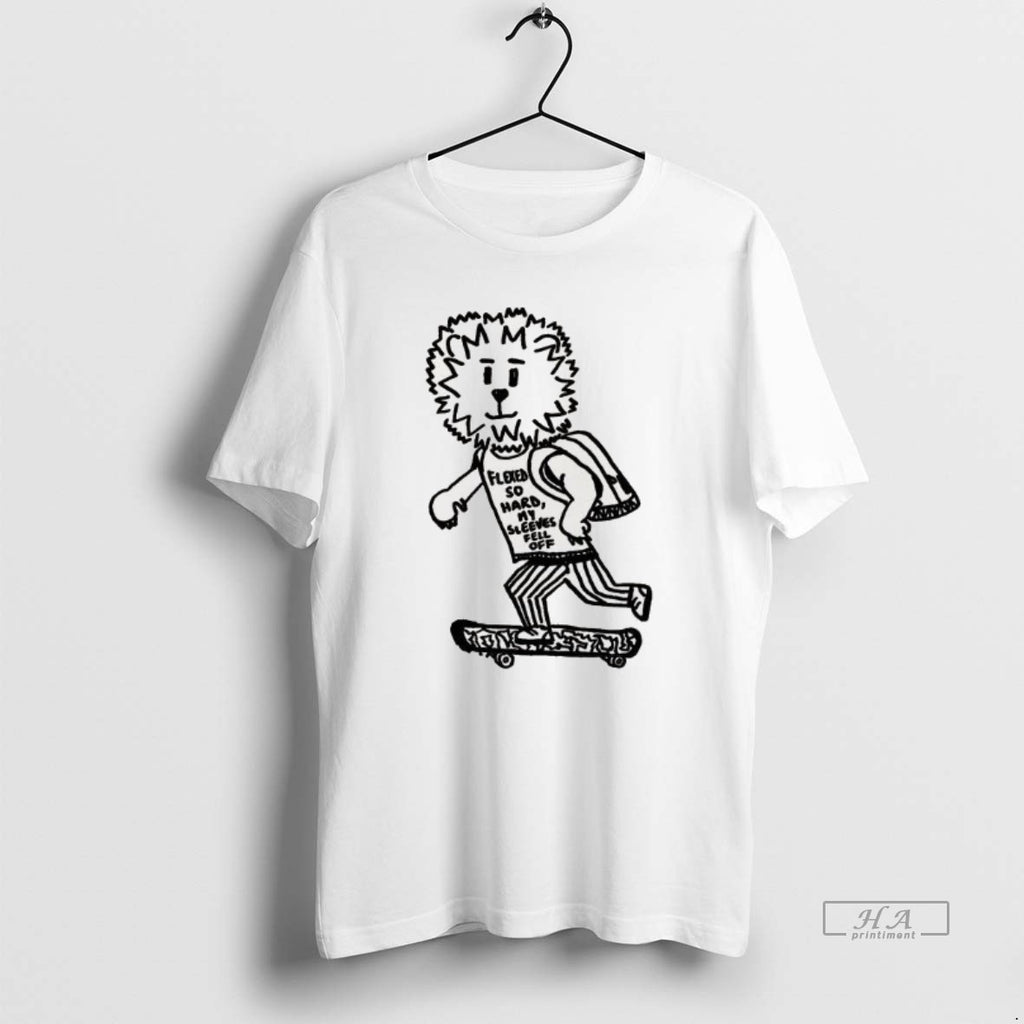Trendy Leo Zodiac Lion On Skateboard