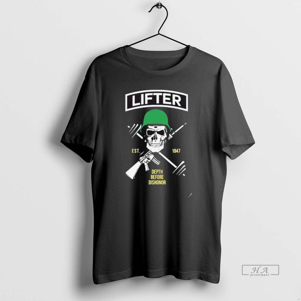 Trendy Lifter Depth Before Dishonor Est 1947 Skull Classic