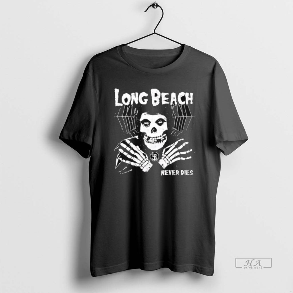 Trendy Long Beach Never Dies Skeleton