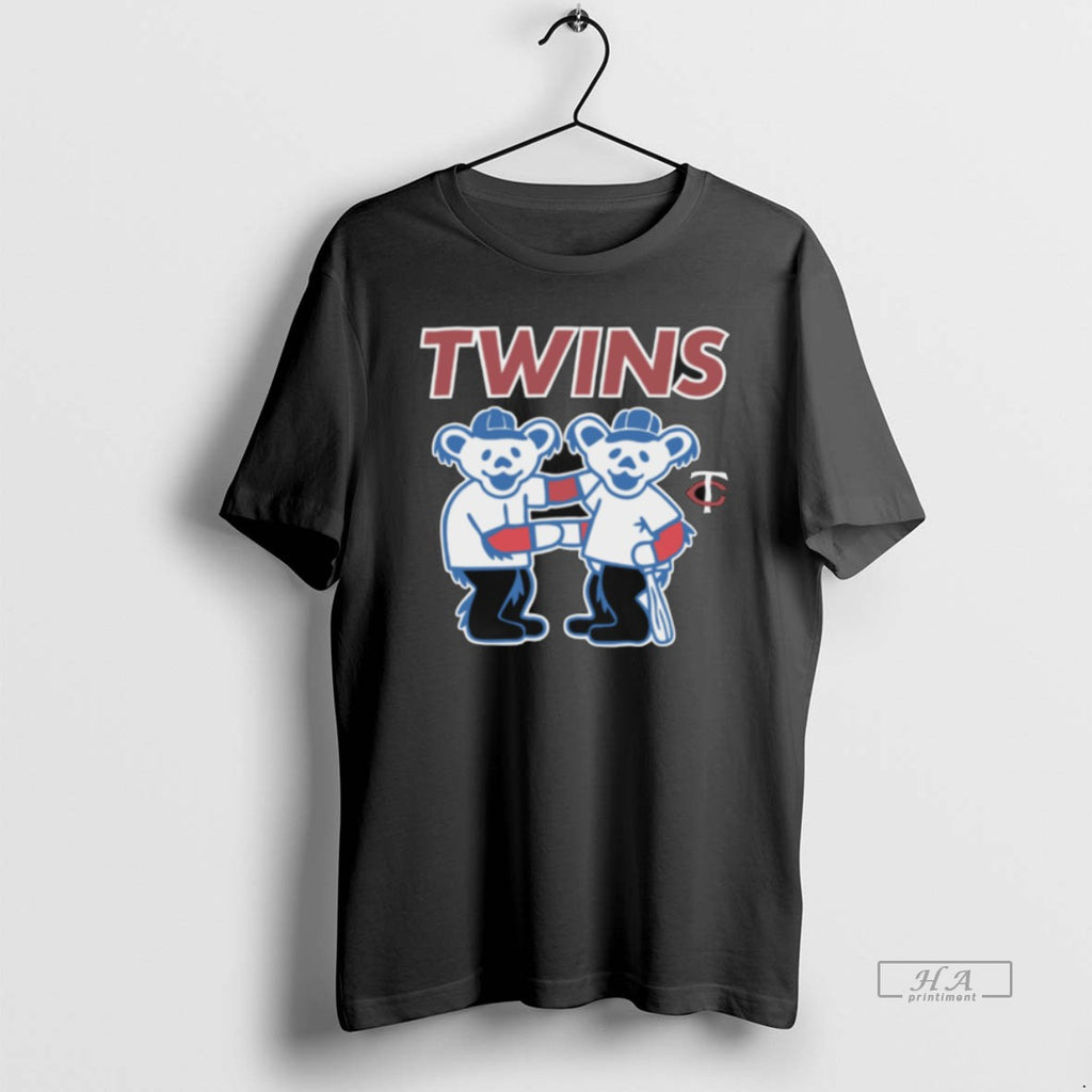 Trendy Mlb X Grateful Dead X Twins T