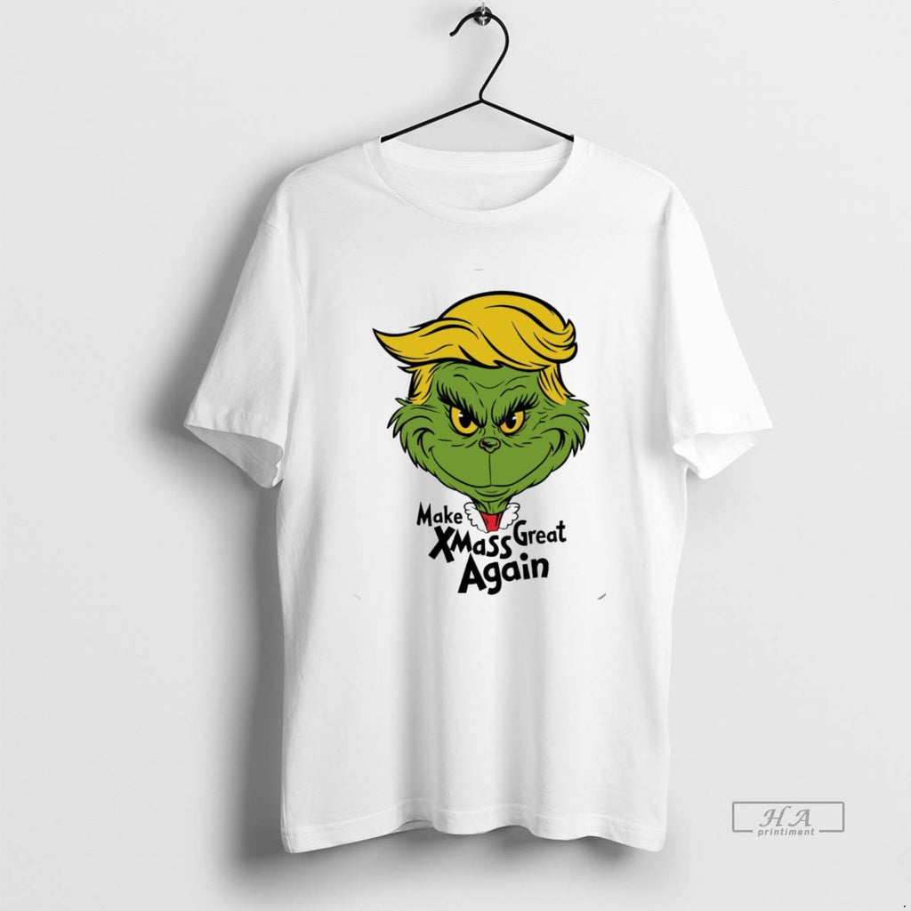 Trendy Make Xmas Great Again Trump Grinch White