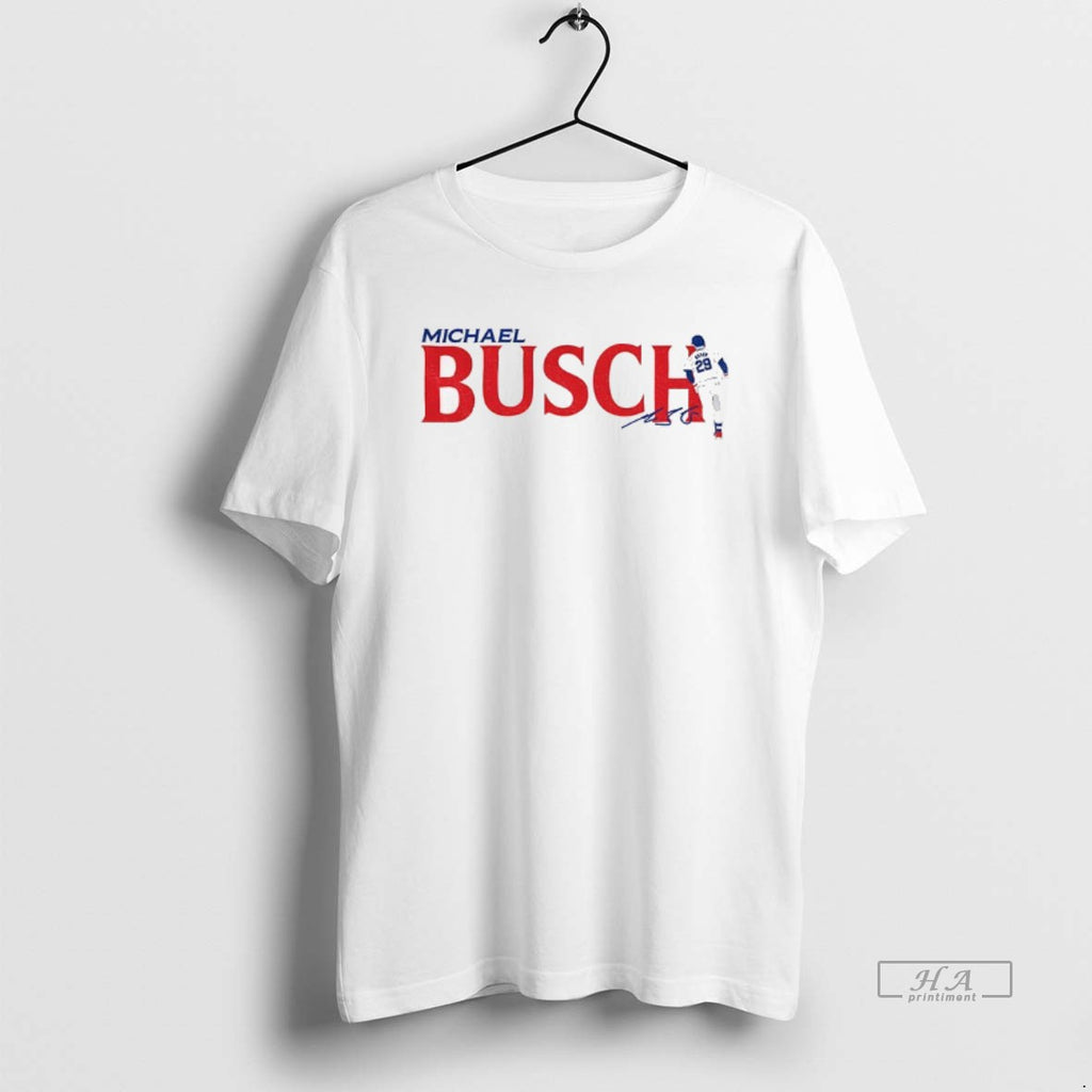 Trendy Michael Busch Chicago Cubs Mlb Baseball Signature