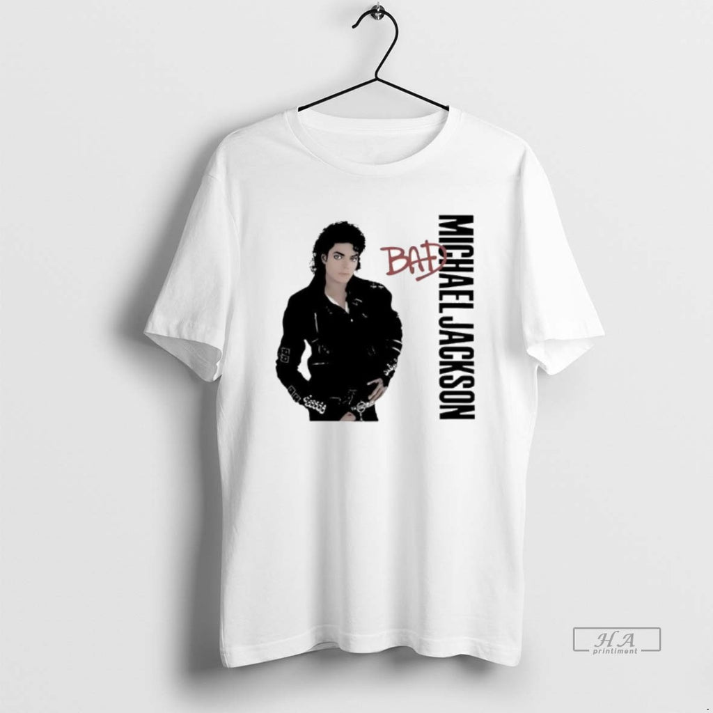 Trendy Michael Jackson Argent Bad Graphic