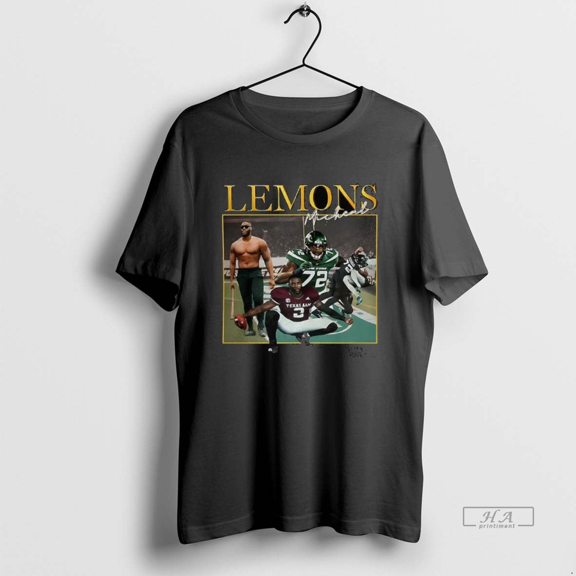 Trendy Micheal Lemons Football Graphic