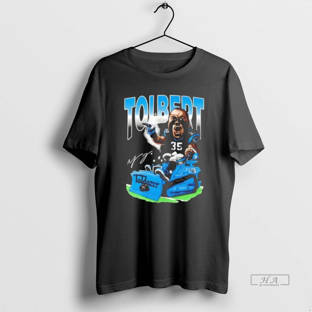 Trendy Mike Tolbert Toldozer Caricature Carolina Panthers