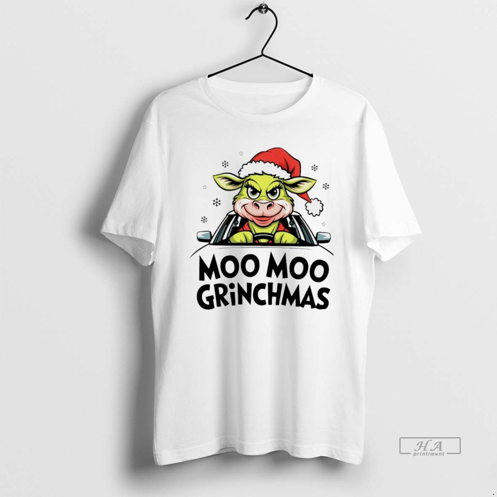 Trendy Moo Moo Grinchmas Christmas White