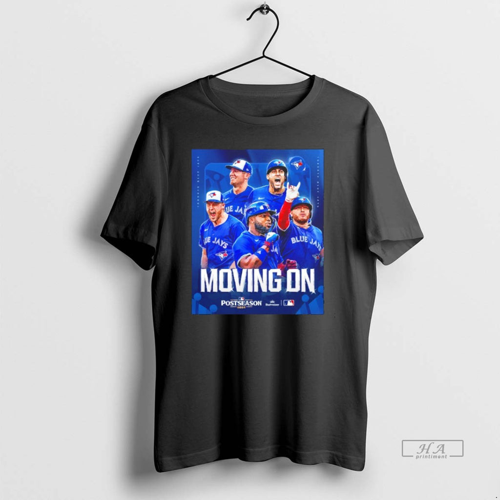 Trendy Moving On Toronto Blue Jays Mlb Postseason 2025 Player Blackshirt