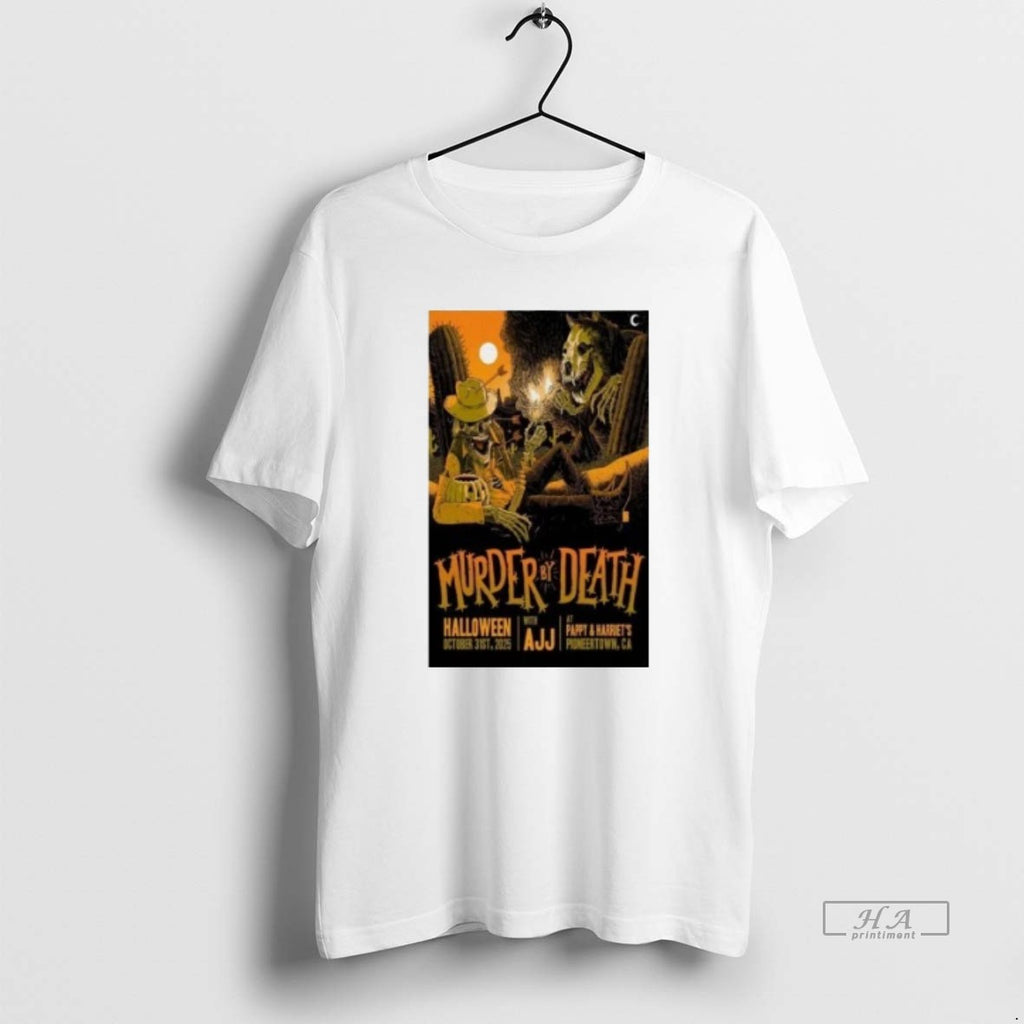 Trendy Murder By Death Oct 31 2025 Ajj At Pappy Harriets In Pioneertown Ca Tee