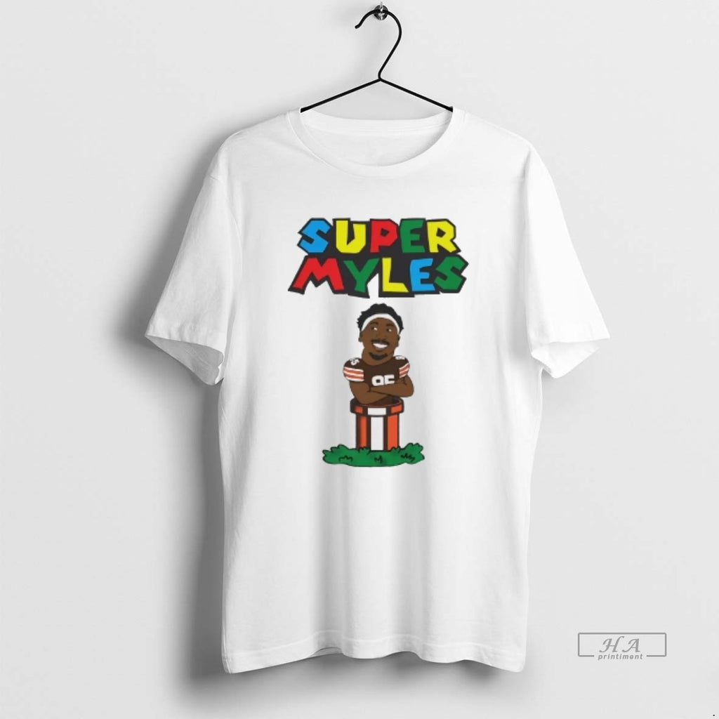 Trendy Myles Garrett Super Myles Cleveland Browns