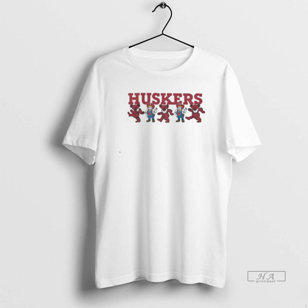 Trendy Nebraska Huskers X Grateful Dead Mascot Bears 2025