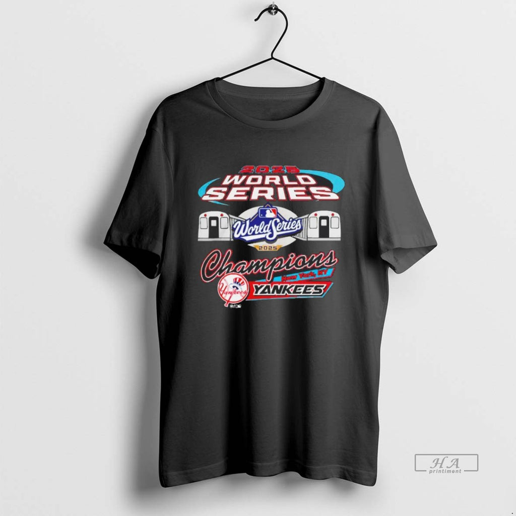Trendy New York Yankees 2025 World Series Champions Blackshirt