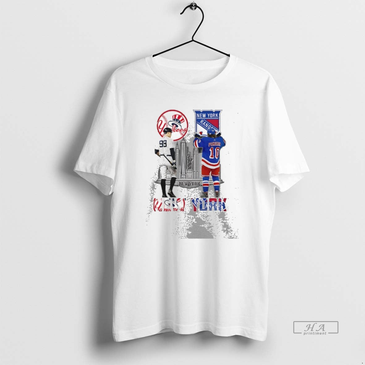 Trendy New York City New York Yankees And New York Rangers