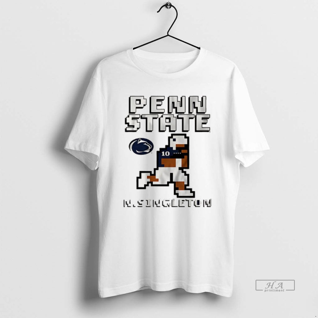 Trendy Nick Singleton Penn State Nittany Lions Football Retro Baller 8 Bit Style