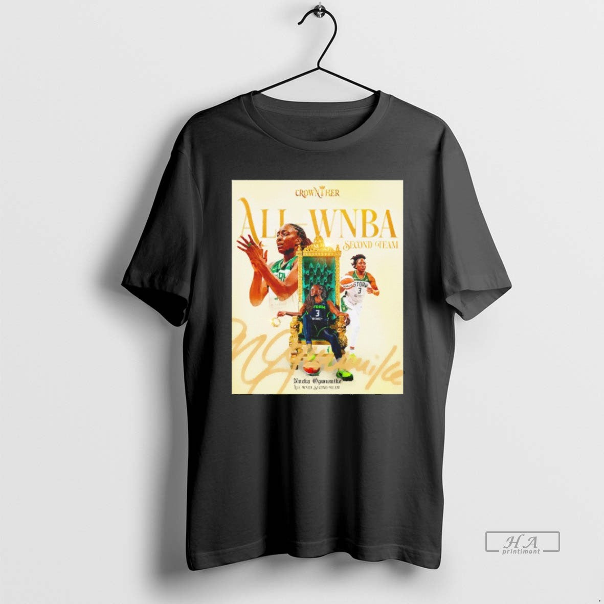 Trendy Nneka Ogwumike Seattle Storm All Wnba Second Team Graphic Blackshirt
