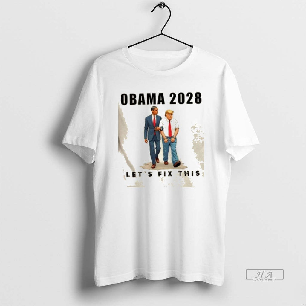 Trendy Obama 2028 Lets Fix This Trump Jail