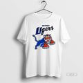 Trendy October In Detroit Lions And Detroit Tigers Mens White Tee