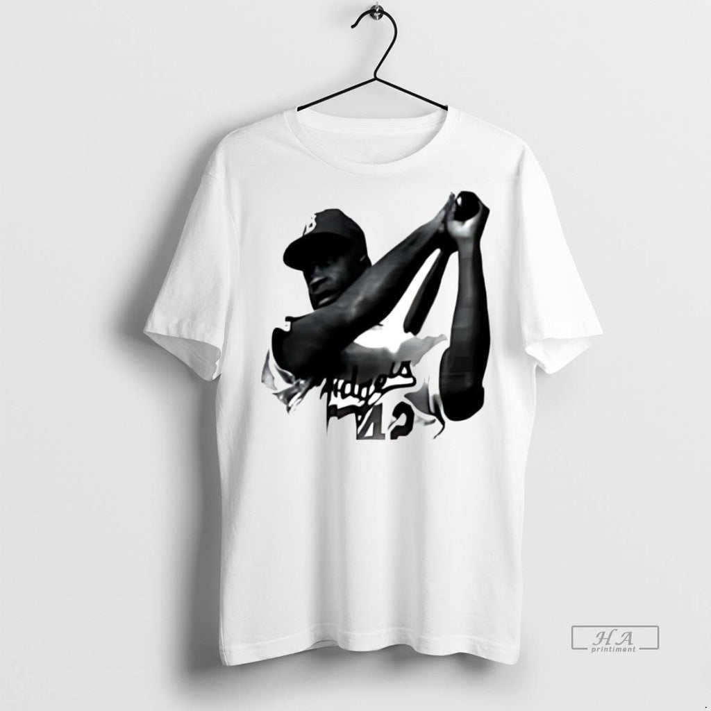 Trendy Official 3drose Picture Jackie The Brooklyn Dodgers Retro Tee Sweater
